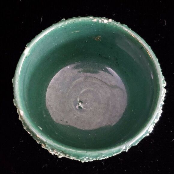 Vintage Majolica Palissy Pottery Covered Dish Jar Applied Cherries Leaf with Lid - Picture 2 of 9